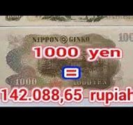 1000 Yen Berapa Rupiah